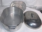 VTG WAGNER WARE MAGNALITE #4269-P Aluminum Oval Turkey Roaster 17 Qt 20" W/Lid