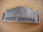 Vintage Obsolete Santa Fe Railroad FREIGHT BRAKEMAN Hat Badge Train Cap Emblem