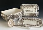 4pcs G.W.Turner & Sons British Aesthetic Brown Transferware Soup Tureen/ Lid/ ~~