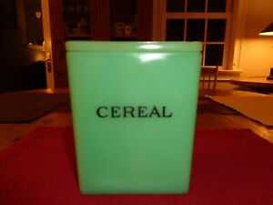 JADEITE CEREAL CANISTER