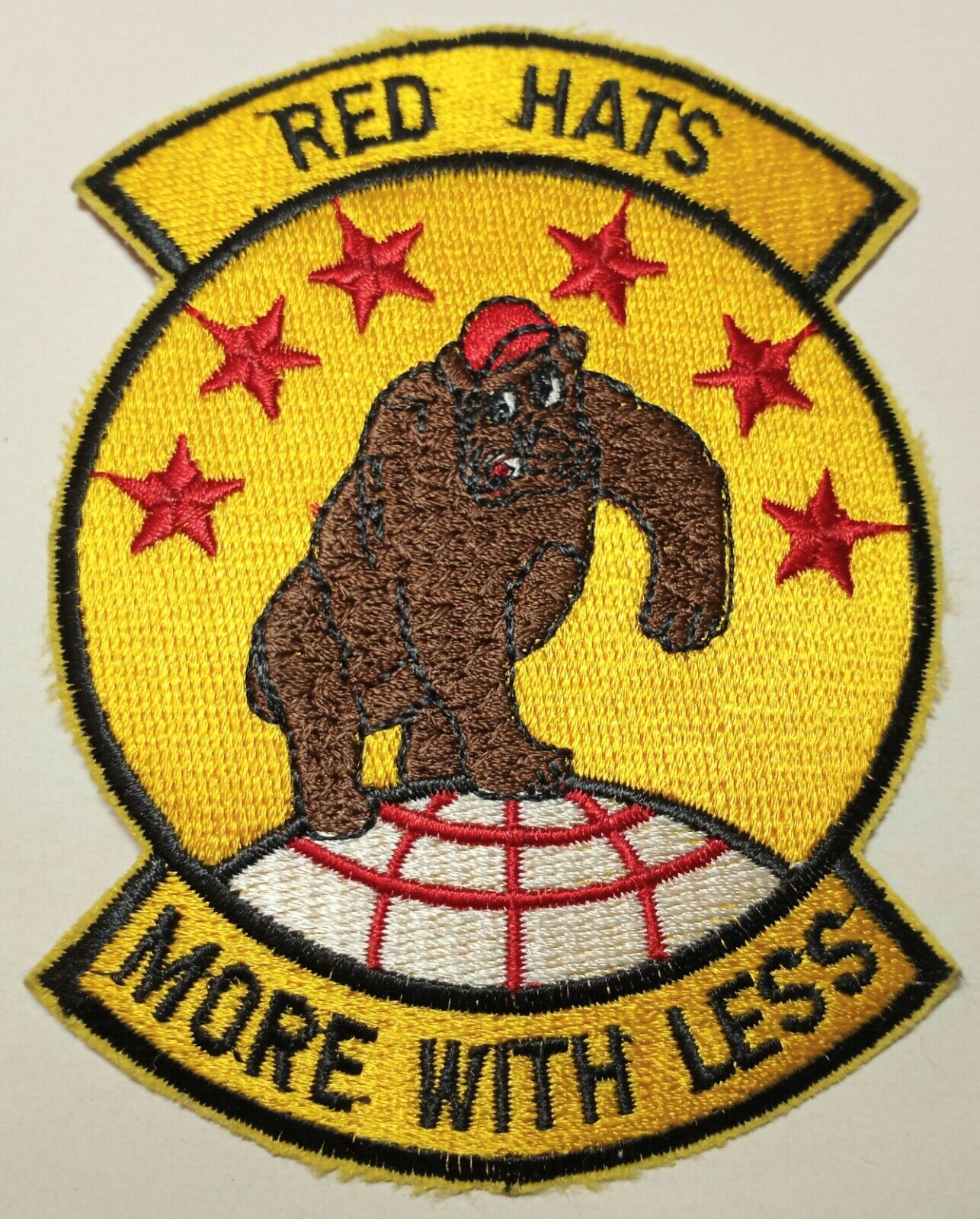 Vintage USAF Rare Variant RED HATS Patch
