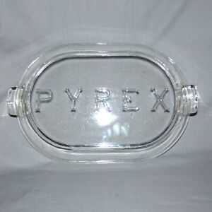 Vintage PYREX Glass Lid for Roaster 2000 Circa 1926 - 1930 GLASS LID ONLY
