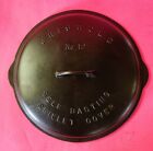 HTF - Griswold Cast Iron No. 12 Raised Letter Skillet Cover 472 Erie, PA USA