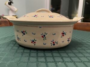 Le Creuset Rare Vintage "22" Petit Fruit Enamel 2QT Dutch Oven ORIGINAL with lid