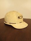 Vintage MSA Low Vein Comfo-Cap Coal Mining Hat Tiger Stripe Miner Boss Helmet