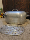 VINTAGE LARGE Sydney ALUM WAGNER WARE MAGNALITE 4269 -P ROASTER W/LID 17 QT NICE