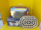 Vintage Wagner Ware Sydney O Magnalite 4269 17 Qt Turkey Roaster W/Trivet And Bx
