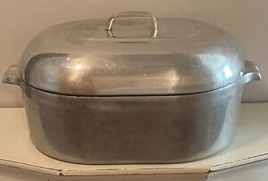 VTG Wagner Ware Sidney -O- Magnalite 4269 Aluminum 17 QT Roaster With Trivet
