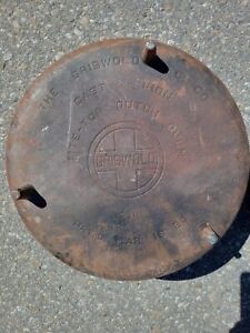 Antique Griswold Cast Iron Tite-Top Dutch Oven 310 12" #10 Mar 16 1920 As-Is