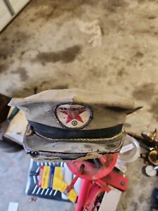 Vintage Texaco Gas Service Station Attendant Uniform Hat