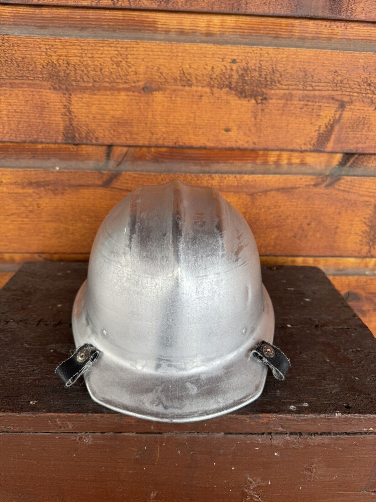 Rare All Original Vintage 502 E.D. Bullard "Hard Boiled" Aluminum Hard Hat