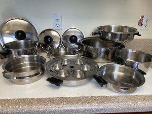 Vintage Royal Queen 3 Ply Stainless Steel Waterless Cookware Set