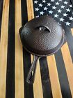 Griswold Hammered Skillet with hinge lid #5- 8” Small Logo Cast Iron Skillet