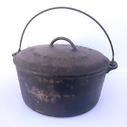 RARE! ANTIQUE GRISWOLD No. 11 Slant Logo “ERIE” DUTCH OVEN 836 MATCHING LID 2554