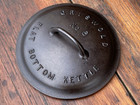 Griswold Cast Iron #6 Flat Bottom Kettle Lid Only