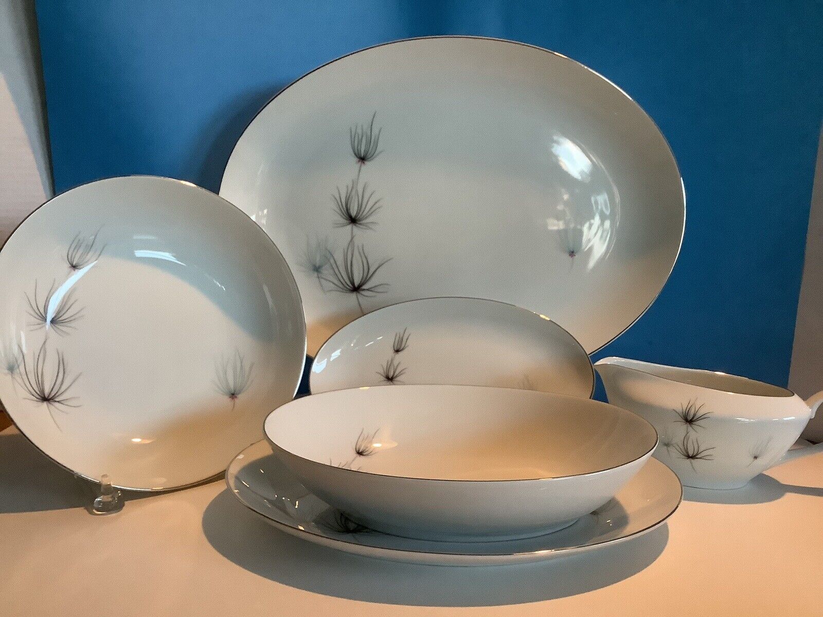 Vintage Yamaka Thistle #493 Made In Japan Dinnerware Set of 98