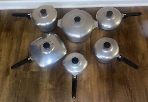 Vintage Wagner Ware Sidney -O- Magnalite Aluminum 12 pc Pot Pan Set w/Lids
