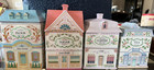 Vtg. 1990 Lenox Spice Village 4 Piece Canister Set Sugar Flour Coffee & Tea Mint