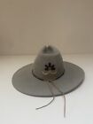 VINTAGE Plains Indian? Beaded Cowboy Hat Wool Native American?