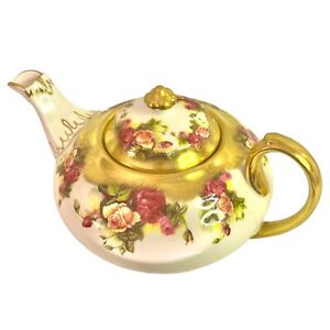 Royal Chelsea Golden Rose English Bone Chine Made in England Pristine Condition