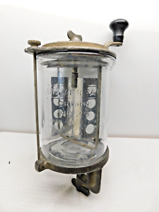 ANTIQUE GLASS UNIVERSAL CHURN NO 25-LANDERS FRARY & CLARK-NEW BRITAIN CONN USA