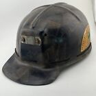 Vintage MSA Comfo Cap Low Vein Tiger Stripe Miners Hard Hat Helmet With Liner