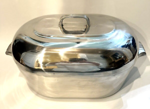 New ListingVintage Wagner Ware Sidney O Magnalite 4269 Roaster Dutch 17 qt w/ Lid & Trivet