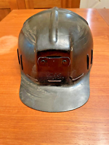 Vintage "MSA COMFO CAP" Coal Miners Low Vein Tiger Strip Hard Hat EXCELLENT