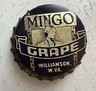 Mingo Grape Williamson WVA Soda Pop Cap Lid Cork Vintage Rare Indian