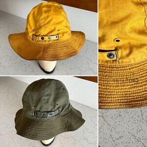 1940s Vtg USAAF C-1 Survival Vest Reversible Sun Hat Boonie Army Air Force 40s