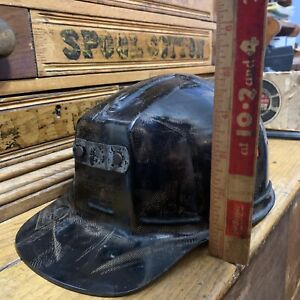 Vintage MSA Comfo-Cap Low Vein Coal Miner’s Hat Tiger Stripe NICE