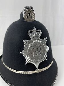 Genuine Vintage British Sussex Police Bobby Hat/ Helmet New