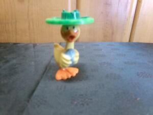 Vintage Hallmark Easter Merry Miniatures, Duck with Green Hat and Egg , #1