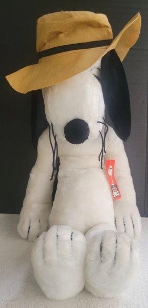 30" VINTAGE 1968 1975 SNOOPY BROTHER "SPIKE" KOREA PLUSH HAT UFS, INC. ORIG. TAG
