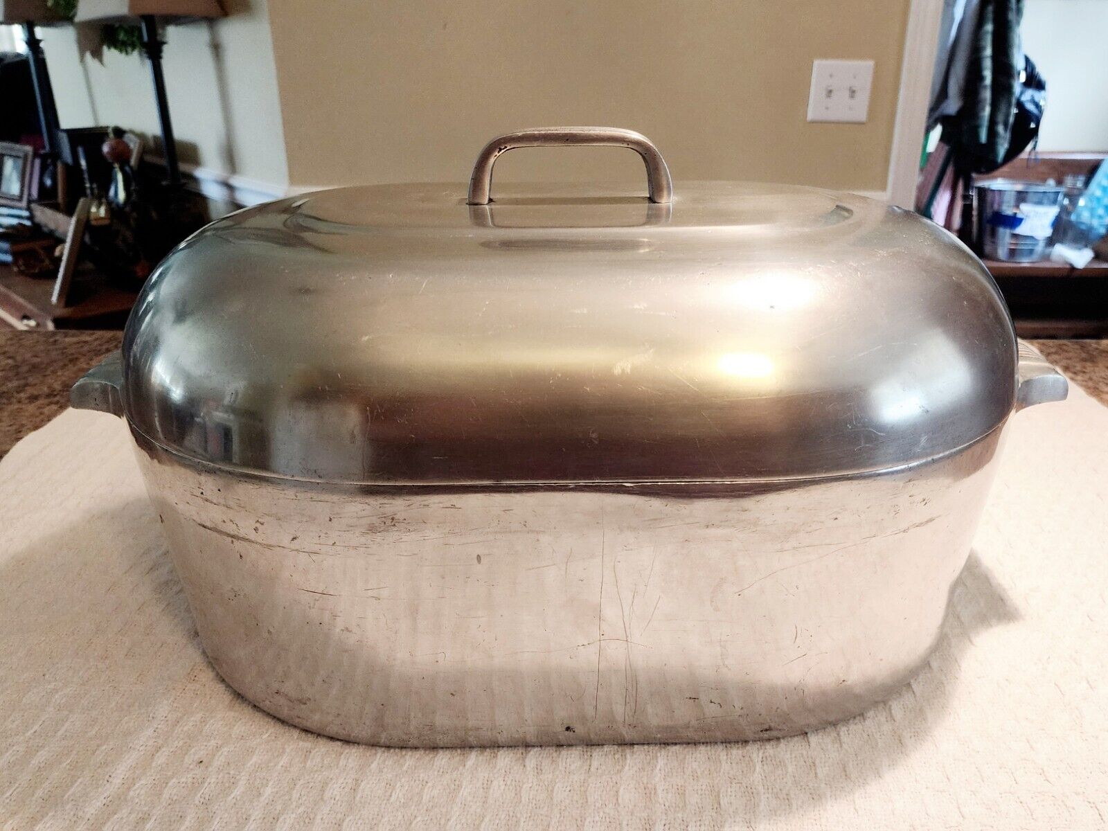 VTG WAGNER WARE SIDNEY O MAGNALITE X- LG 17 QT TURKEY ROASTER 4269