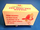 VINTAGE TEXACO GAS /SERVICE STATION FIRE CHIEF HELMET / HAT MINT IN BOX