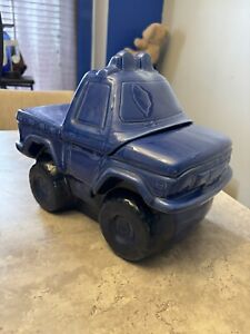 Rare Vintage Doranne Of California Blue Truck Cookie Jar
