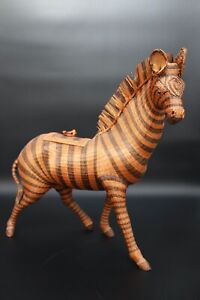 Vintage Shanghai Woven Rattan Wicker And Reed Zebra Box MCM