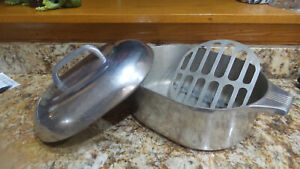 Wagner Ware Magnalite Roasterette #4263 Dutch Oven w/Lid & Trivet, NICE