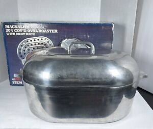 VINTAGE Magnalite Wagner Ware Sidney O Turkey Roaster Dutch Oven 4269 With Box!