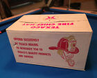 VINTAGE TEXACO GAS /SERVICE STATION FIRE CHIEF HELMET / HAT MINT IN BOX