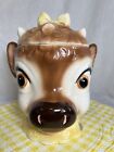 RARE 1950s HTF VINTAGE BORDEN'S MILK “BEULAH" COOKIE JAR BY METLOX