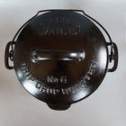 Wagner Ware No. 6 Drip Drop Roaster Dutch Oven #1266 Cast Iron W/Handle + Trivet