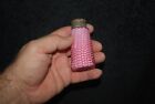 BEAUTIFUL SCARCE VICTORIAN DITHRIDGE CASED PINK CORN SALT SHAKER 1890S