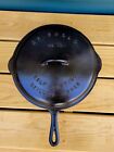 Vintage Griswold Cast Iron #11 Skillet 717A & Self Basting Cover / Lid 471