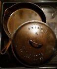 Griswold Cast Iron Skillet #11 Erie PA 717 And Self Basting Cover Erie PA 471