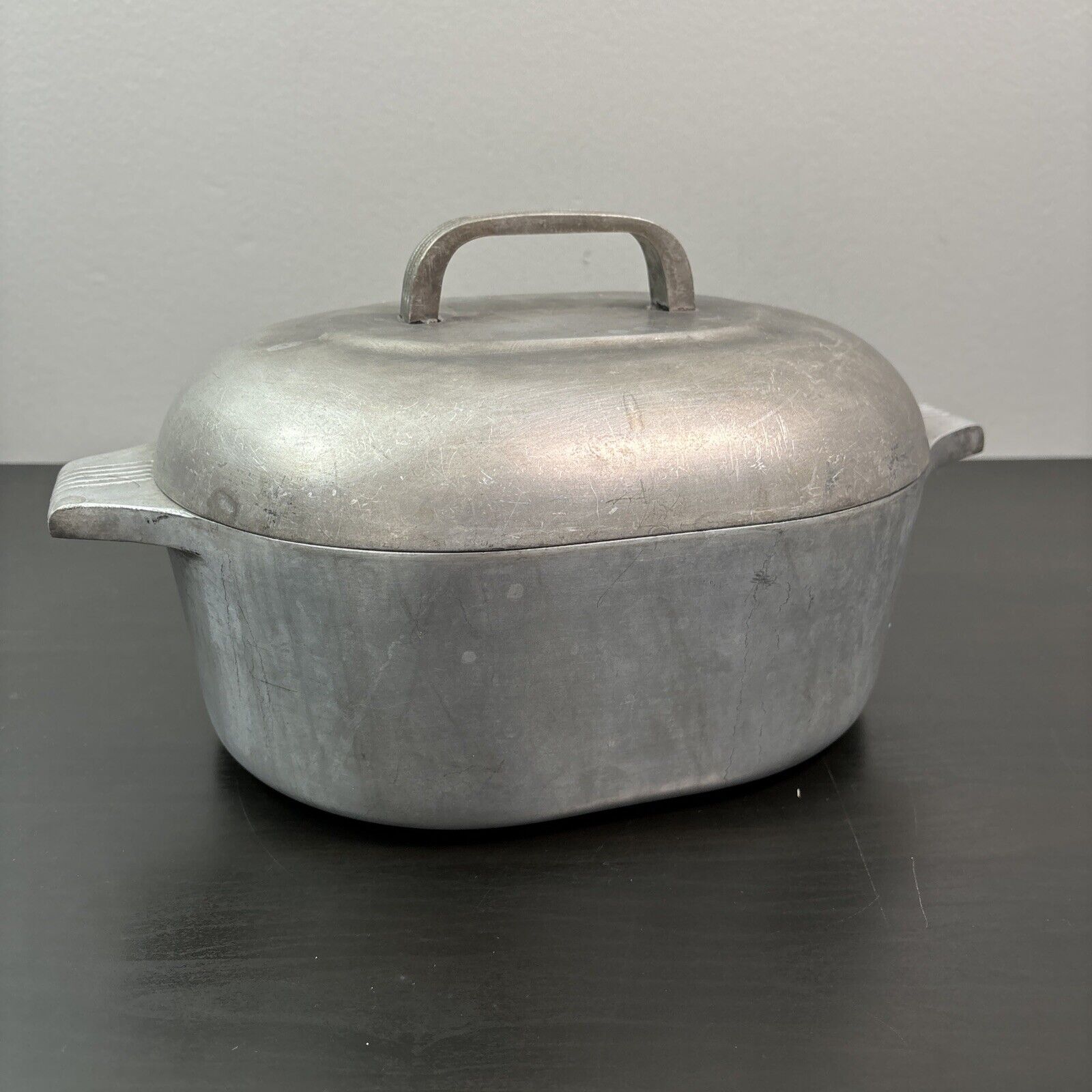 Vintage Wagner Ware Sydney O Magnalite 4263 Roasterette Dutch Oven Lid w/ Trivet