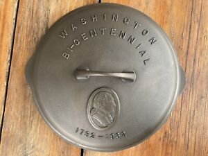 Griswold Cast Iron Bi- Centennial Skillet Lid