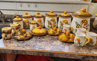 Vintage Sears Roebuck Merry Mushroom Canister Set, Mugs, 1970s RARE 24 Pieces