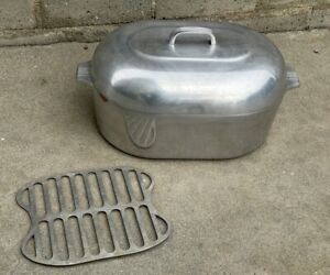 Vintage Wagner Ware Sidney O Magnalite 4269 X-Large Roaster Dutch w/ Lid/Trivet
